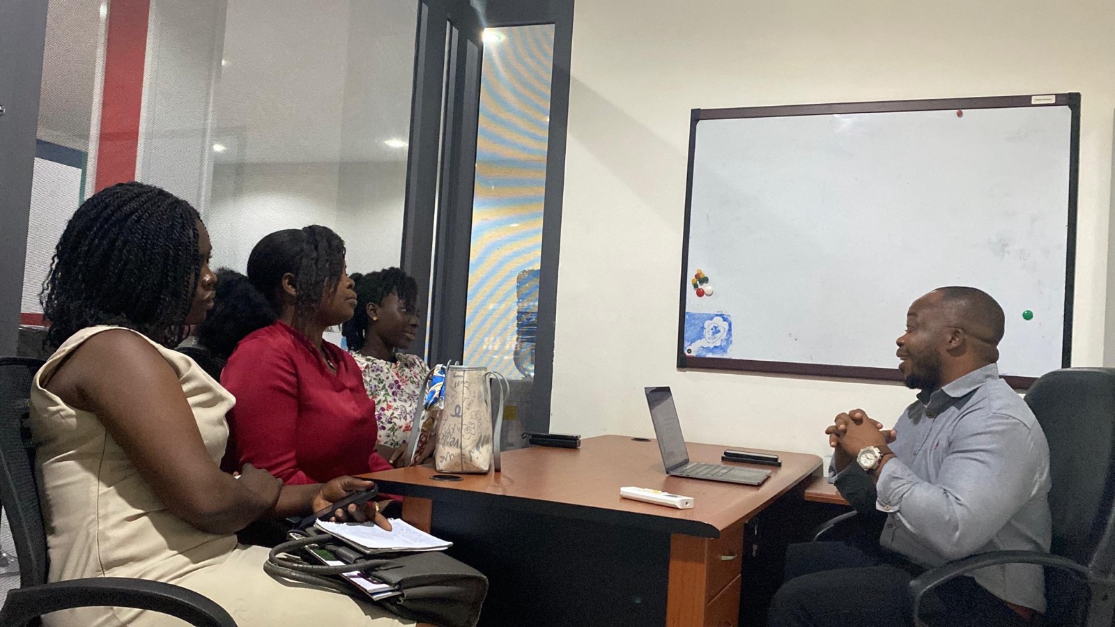Prosper Dzitse with the EPLI team